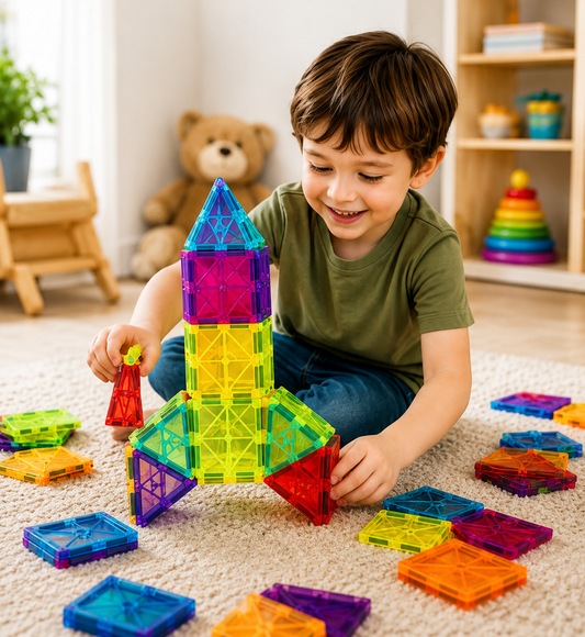 Stem Magnetic Tiles Building Set-55pcs