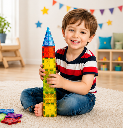 Stem Magnetic Tiles Building Set-55pcs