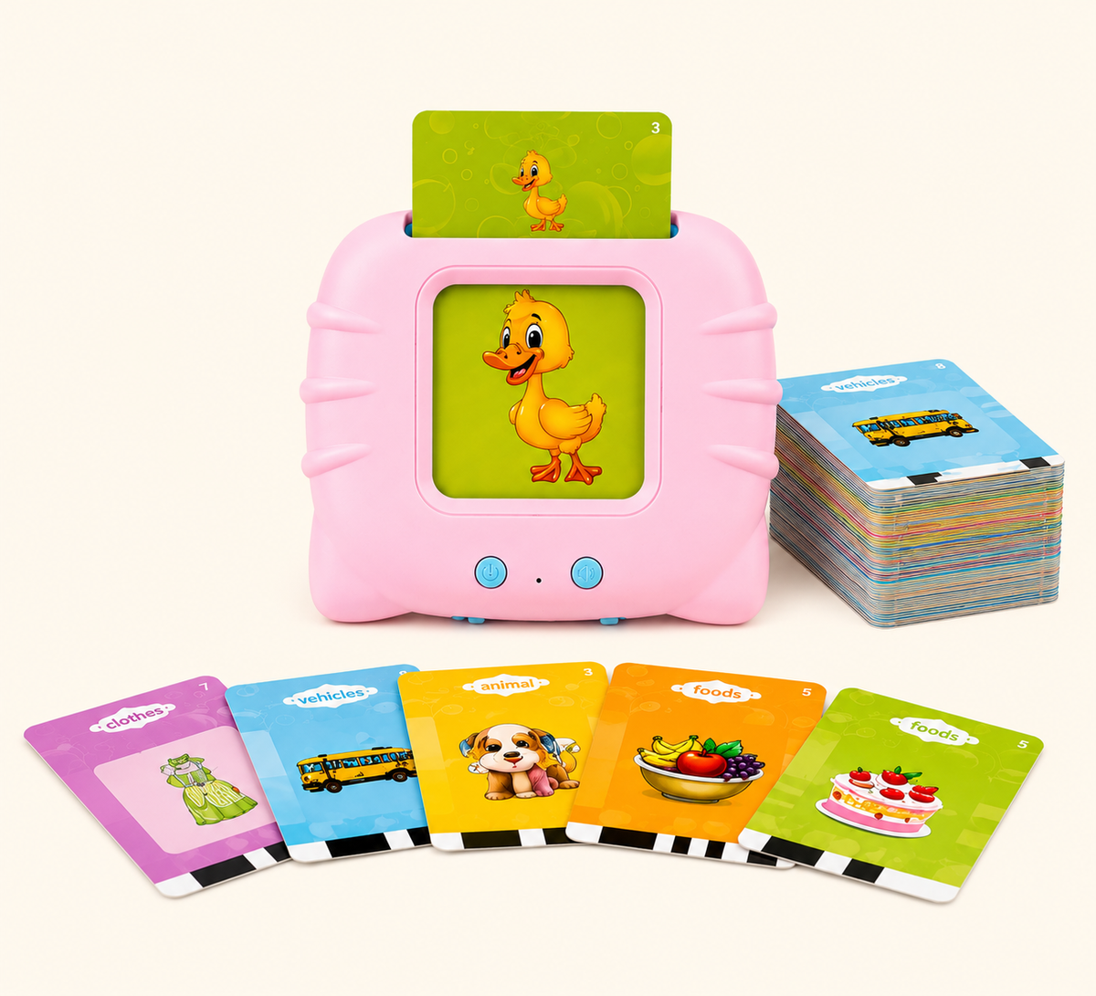 Talking Flash Cards for Kids – 224 Interactive Words | Fast US Shipping